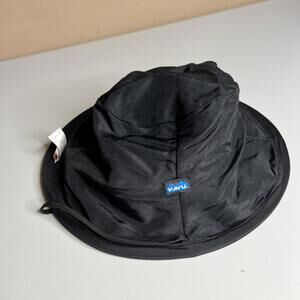KAVU Bucket Hat Mens One Size Blue Black Hawaiian Reversible Adjustable USA